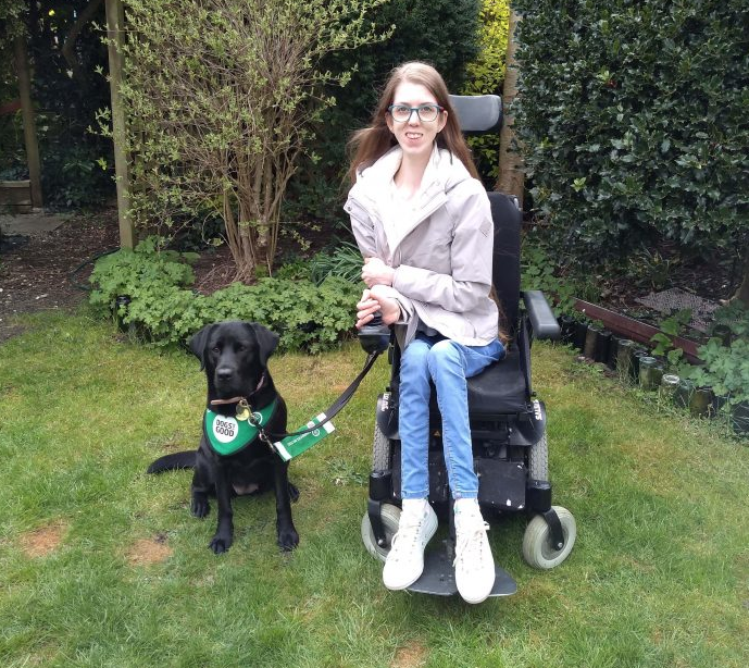 Teenage girl talks about regaining freedom thanks to her assistance dog