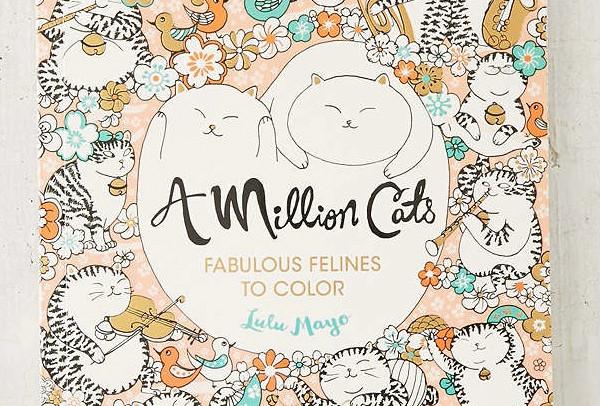 #WINITWEDNESDAY - WIN a copy of A Million Cats: Fabulous Felines to Colour by Lulu Mayo - 14/09/16