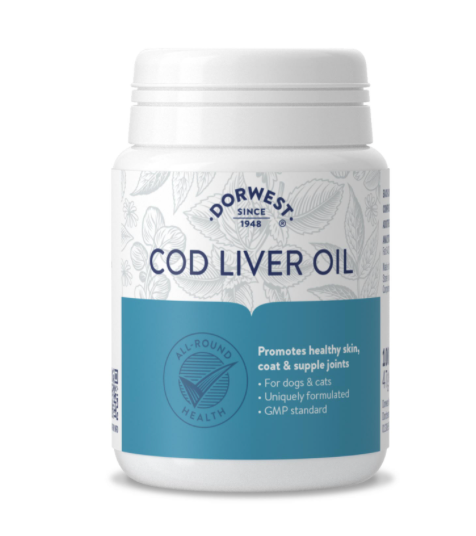 Dorwest Cod Liver Oil Capsules for Dog and Cats