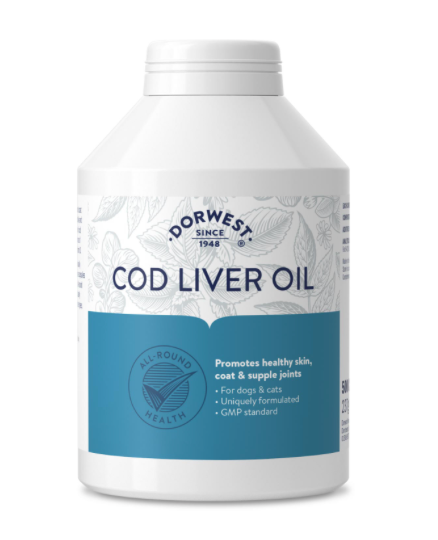 Dorwest Cod Liver Oil Capsules for Dog and Cats