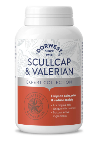 Dorwest Scullcap & Valerian Tablets For Dogs And Cats