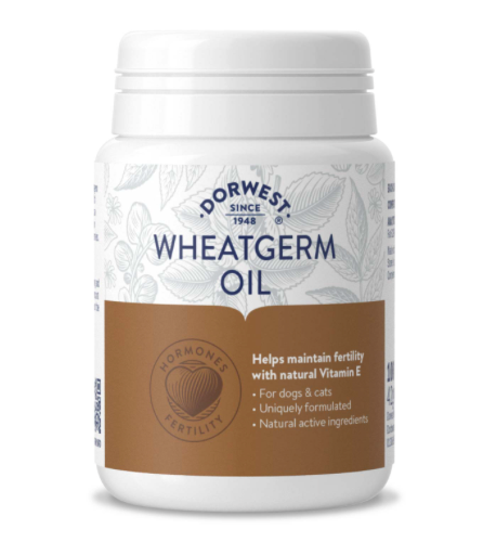 Dorwest Wheatgerm Oil Capsules for Dogs and Cats