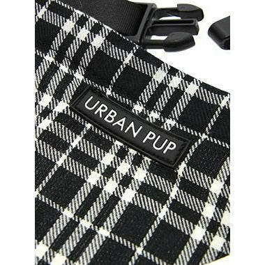 Urban Pup Black & White Tartan Bandana - Urban Pup - PurrfectlyYappy 