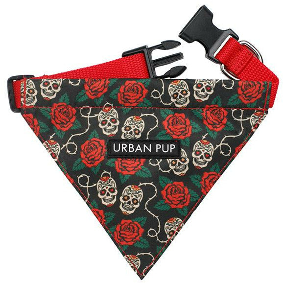 Urban Pup Skull & Roses Bandana