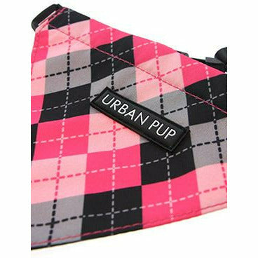 Urban Pup Pink Argyle Bandana - Urban Pup - PurrfectlyYappy 