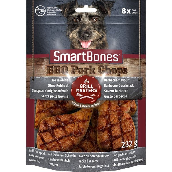 SmartBones Grill Masters Pork Chop 8pcs - SmartBones - PurrfectlyYappy 