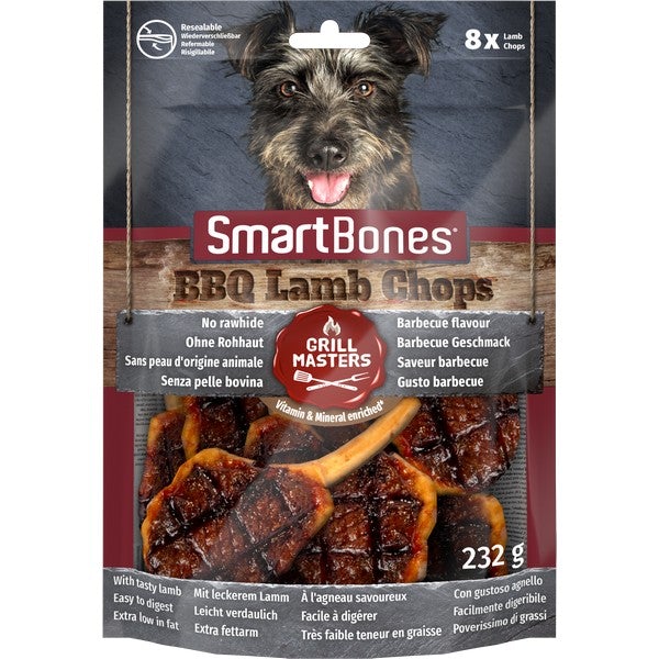 SmartBones Grill Masters Lamb Chop 8pcs - SmartBones - PurrfectlyYappy 