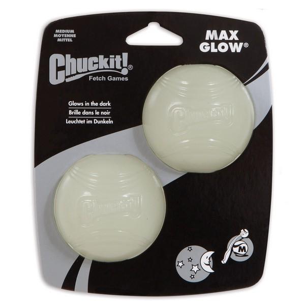 Chuckit Max Glow Balls Medium (2Pk)