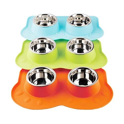 PAWISE Double Pet Feeder
