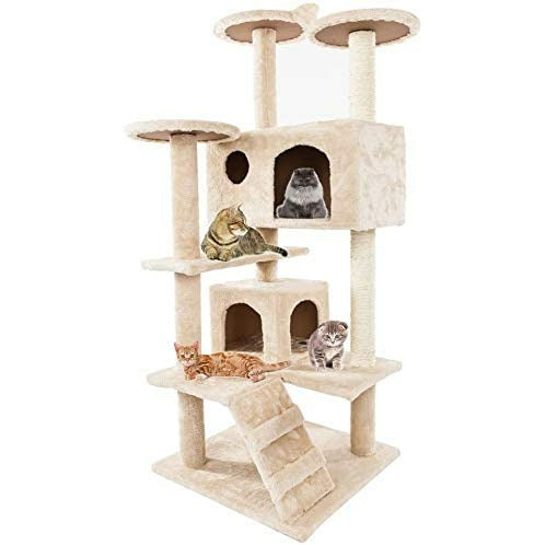 CA&T Ultimate Climber & Double Den Scratch Tree - CA&T - PurrfectlyYappy 
