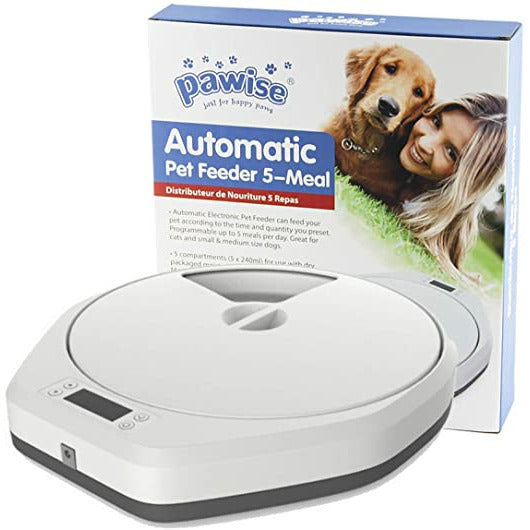 PAWISE Automatic Pet Feeder 5 Meal