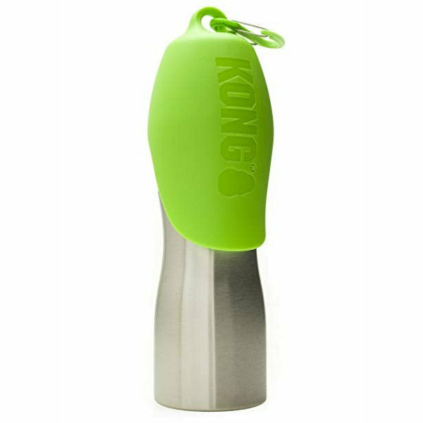 KONG H20 25oz Stainless Steel/Green - KONG - PurrfectlyYappy 