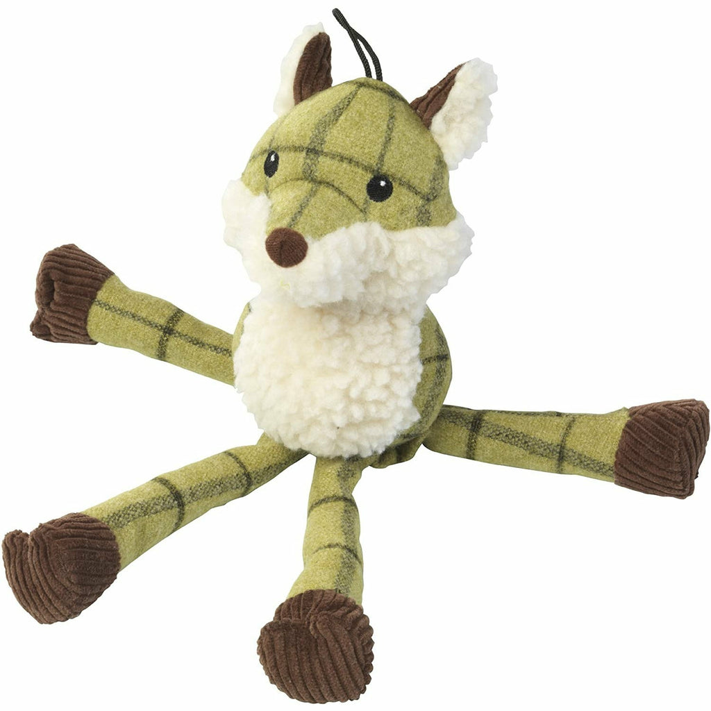 House of Paws Tweed Plush Long Legs Fox Dog Toy - House Of Paws - PurrfectlyYappy 