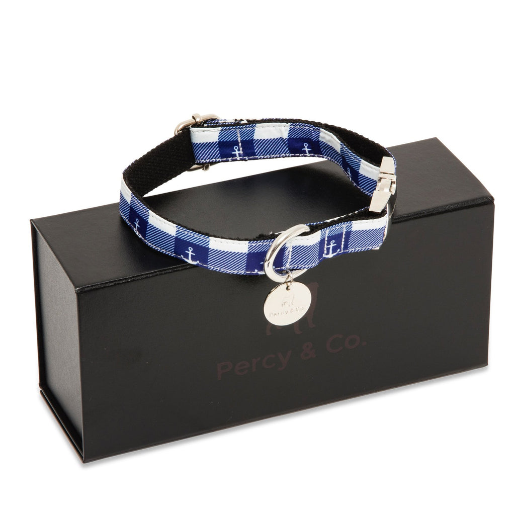 Percy & Co. Dog Collar & Lead Set in The New Anglesea - PurrfectlyYappy