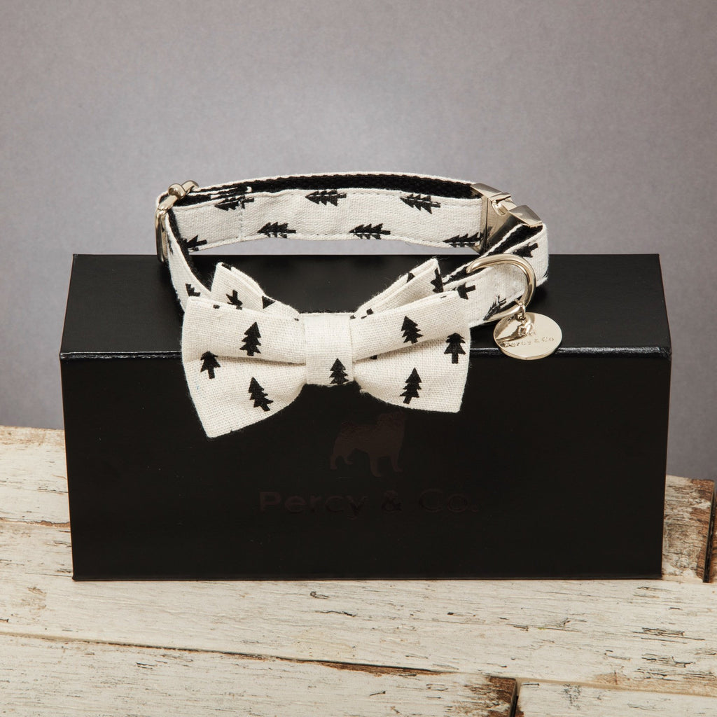 Percy & Co. Bed, Carrier, Bow Tie Collar & Lead Set in Balmoral - PurrfectlyYappy