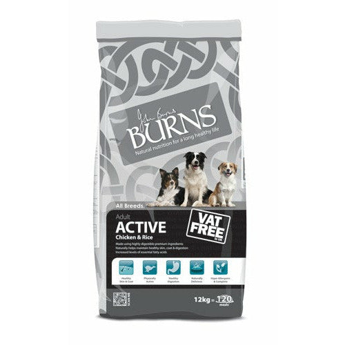 Burns Active Complete Dog Food - 12kg - PurrfectlyYappy