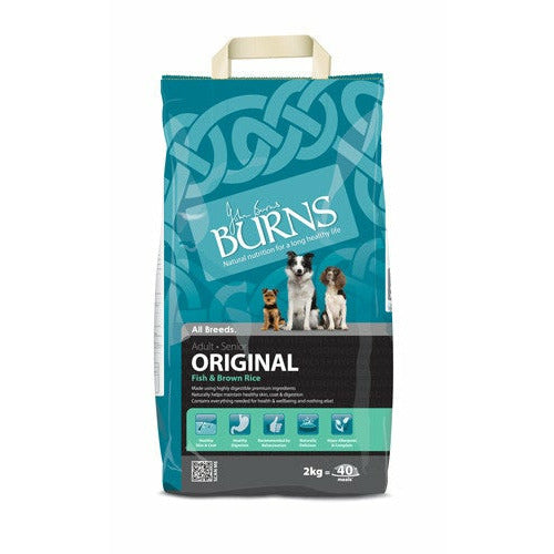 Burns Original Fish & Brown Rice - PurrfectlyYappy