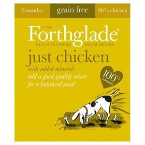 Forthglade Just Chicken Grain Free Dog Food 18 x 395g