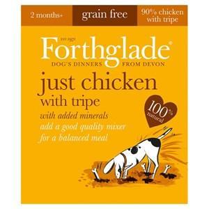 Forthglade Just Chicken & Tripe Grain Free Dog Food 18 x 395g