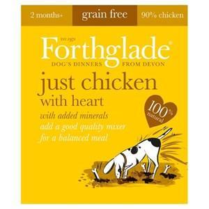 Forthglade Just Chicken with Heart Grain Free Dog Food 18 x 395g