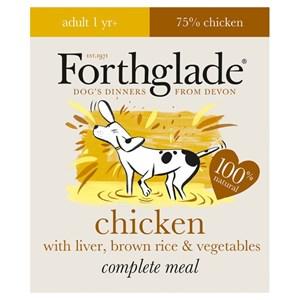 Forthglade Complete Chicken & Liver Dog Food 18 x 395g - Forthglade - PurrfectlyYappy 