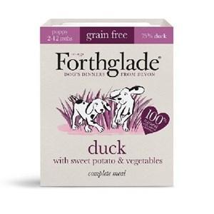 Forthglade Complete Grain Free Duck Puppy Food 18 x 395g - Forthglade - PurrfectlyYappy 