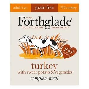 Forthglade Complete Grain Free Turkey Dog Food 18 x 395g