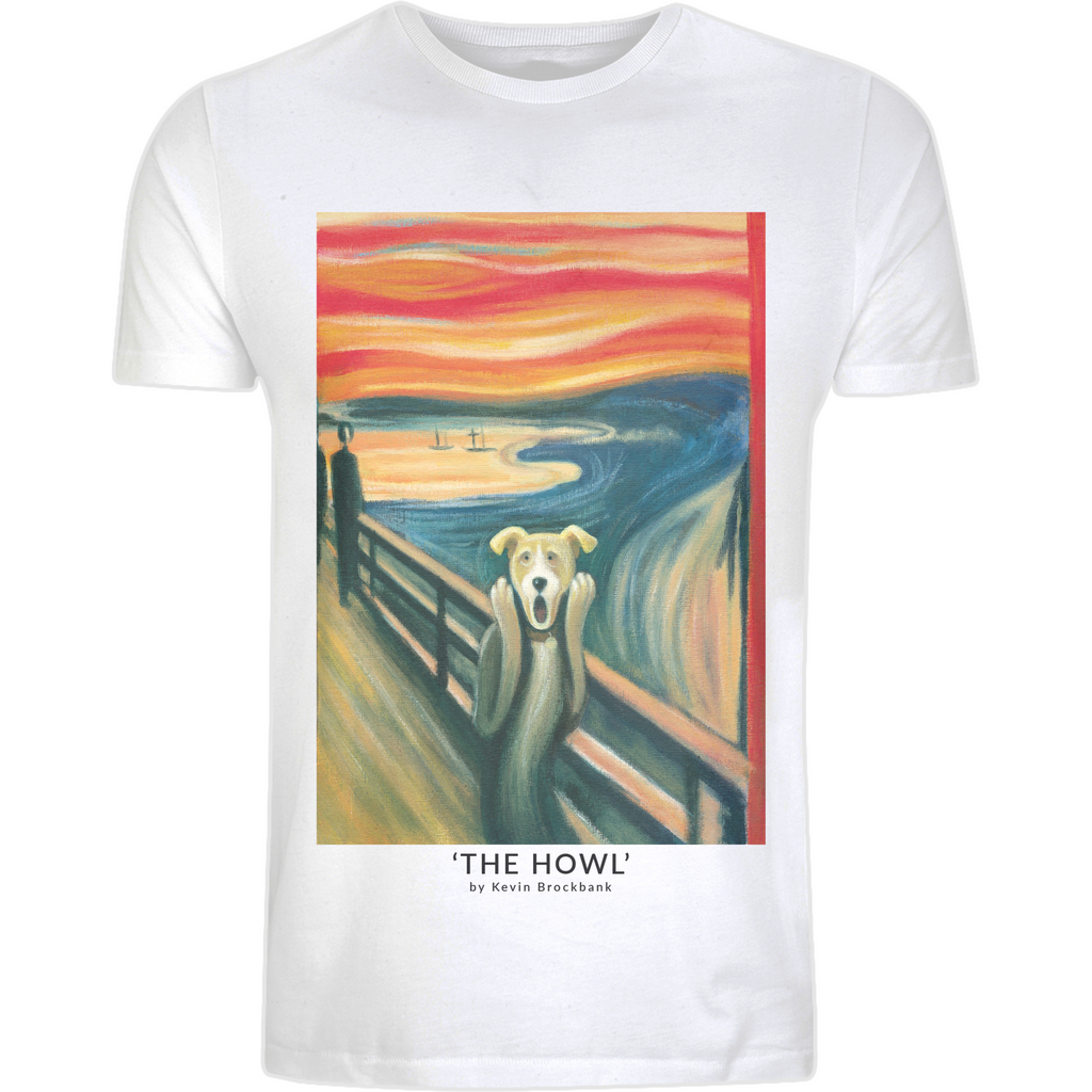 PY 'The Howl' Unisex T-Shirt by Kevin Brockbank - PurrfectlyYappy