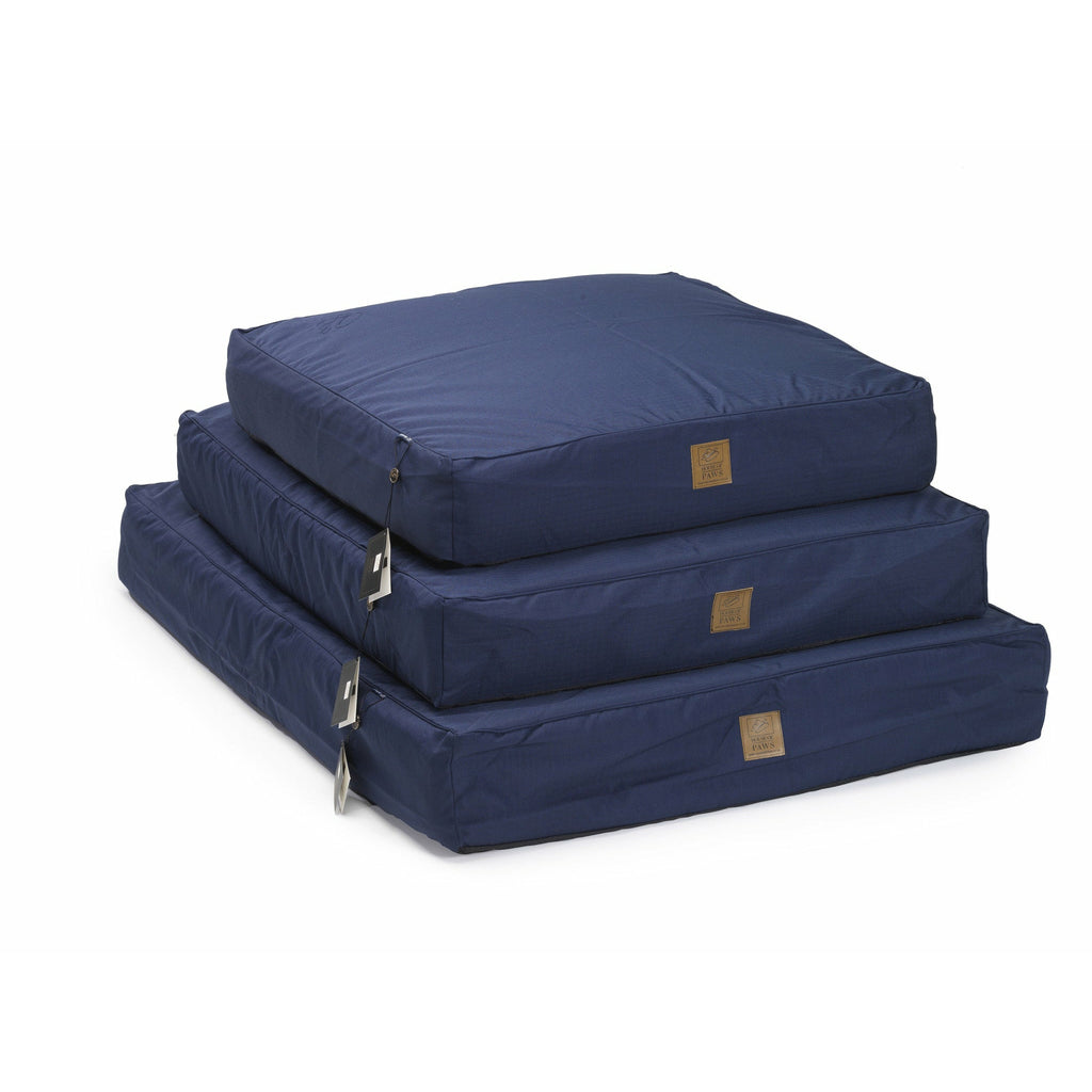 House of Paws Deep Filled Waterproof Dog Bed in Navy - PurrfectlyYappy