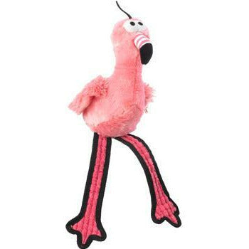 House of Paws Fluffies Flamingo Dog Toy