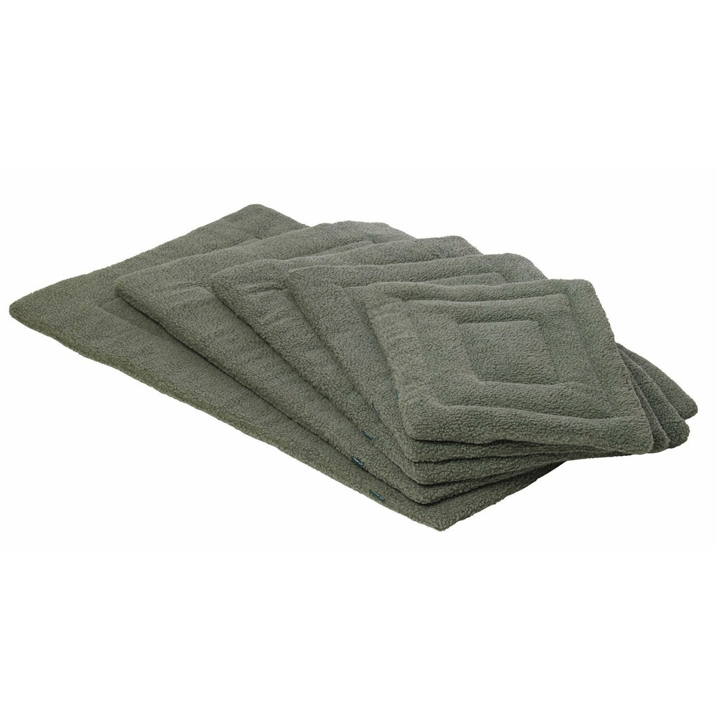 House of Paws Berber Fleece Crate Mat in Moss - PurrfectlyYappy
