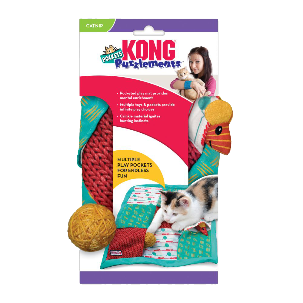KONG Cat Puzzlements Pockets