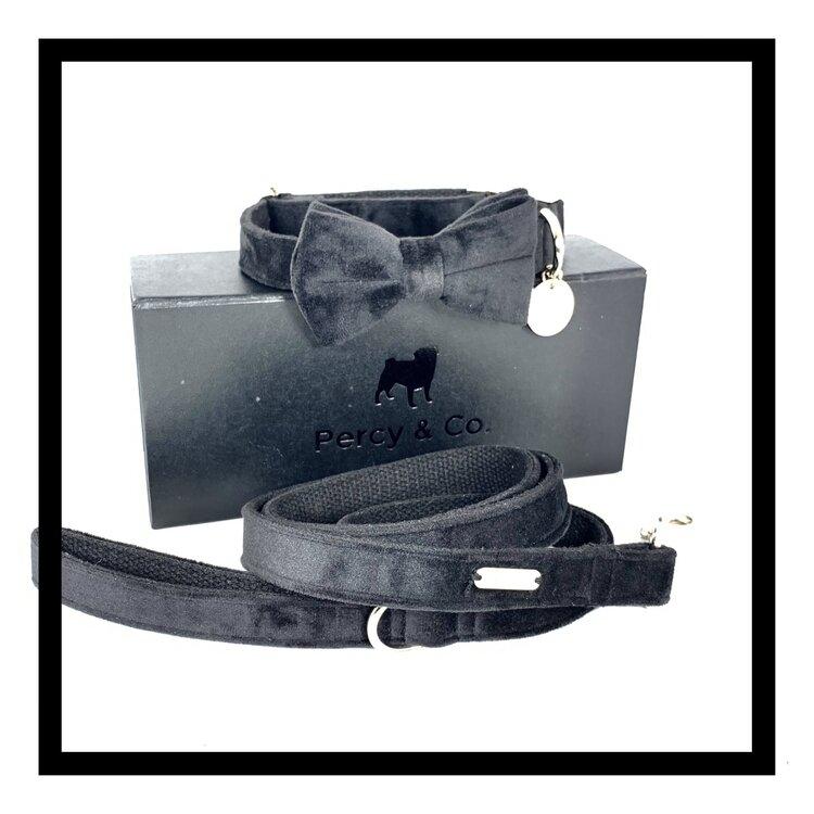 The Knightsbridge Bow Tie and Lead Set