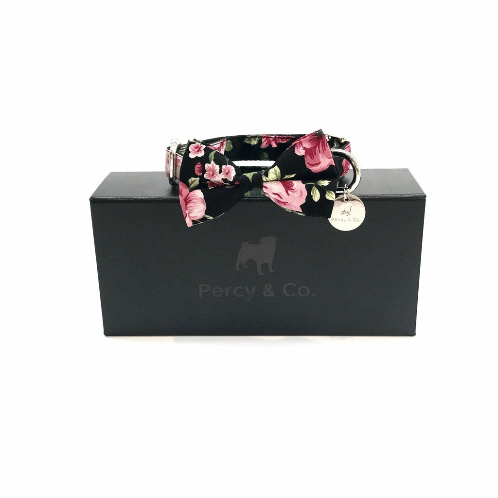 Percy & Co. Dog Collar Bow Tie in The Chelsea - PurrfectlyYappy