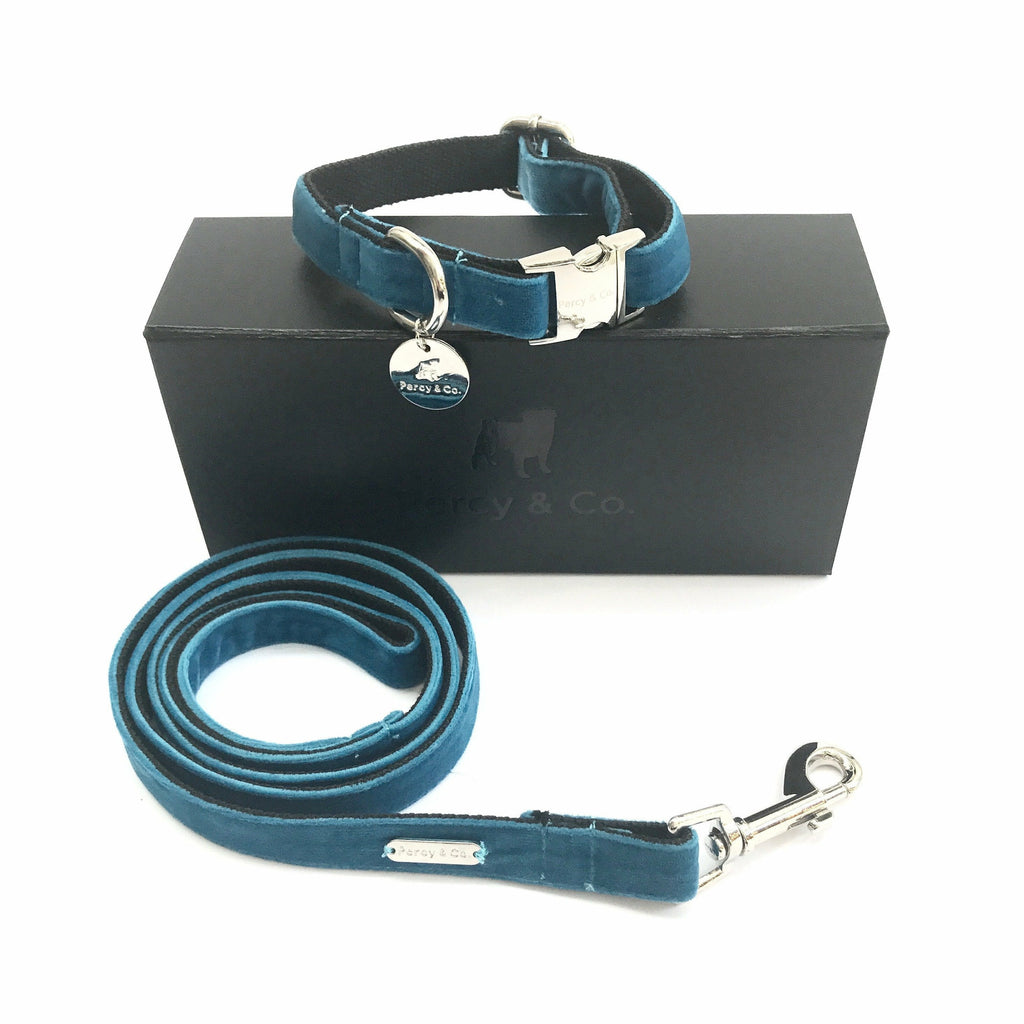 Percy & Co. Dog Collar & Lead Set in The Constantine - PurrfectlyYappy