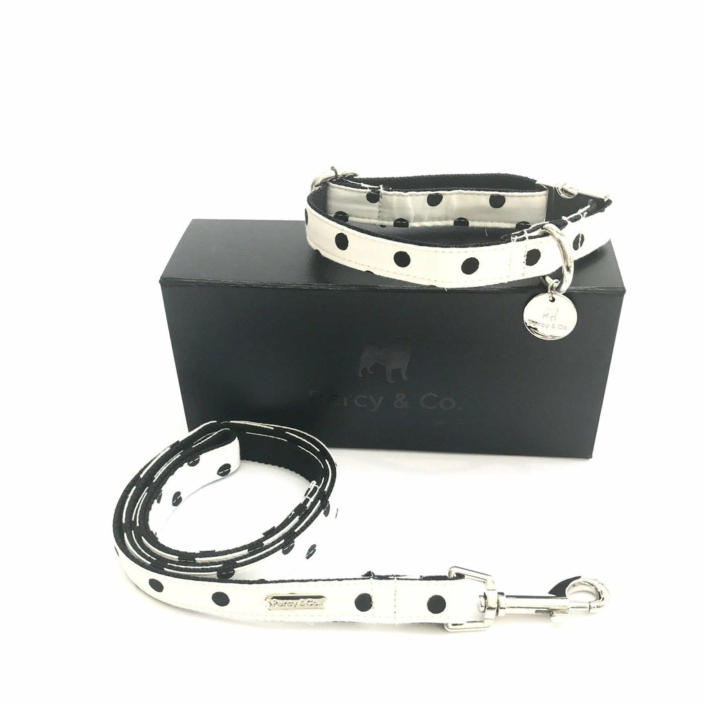 Percy & Co. Dog Collar & Lead Set in The Mayfair - PurrfectlyYappy