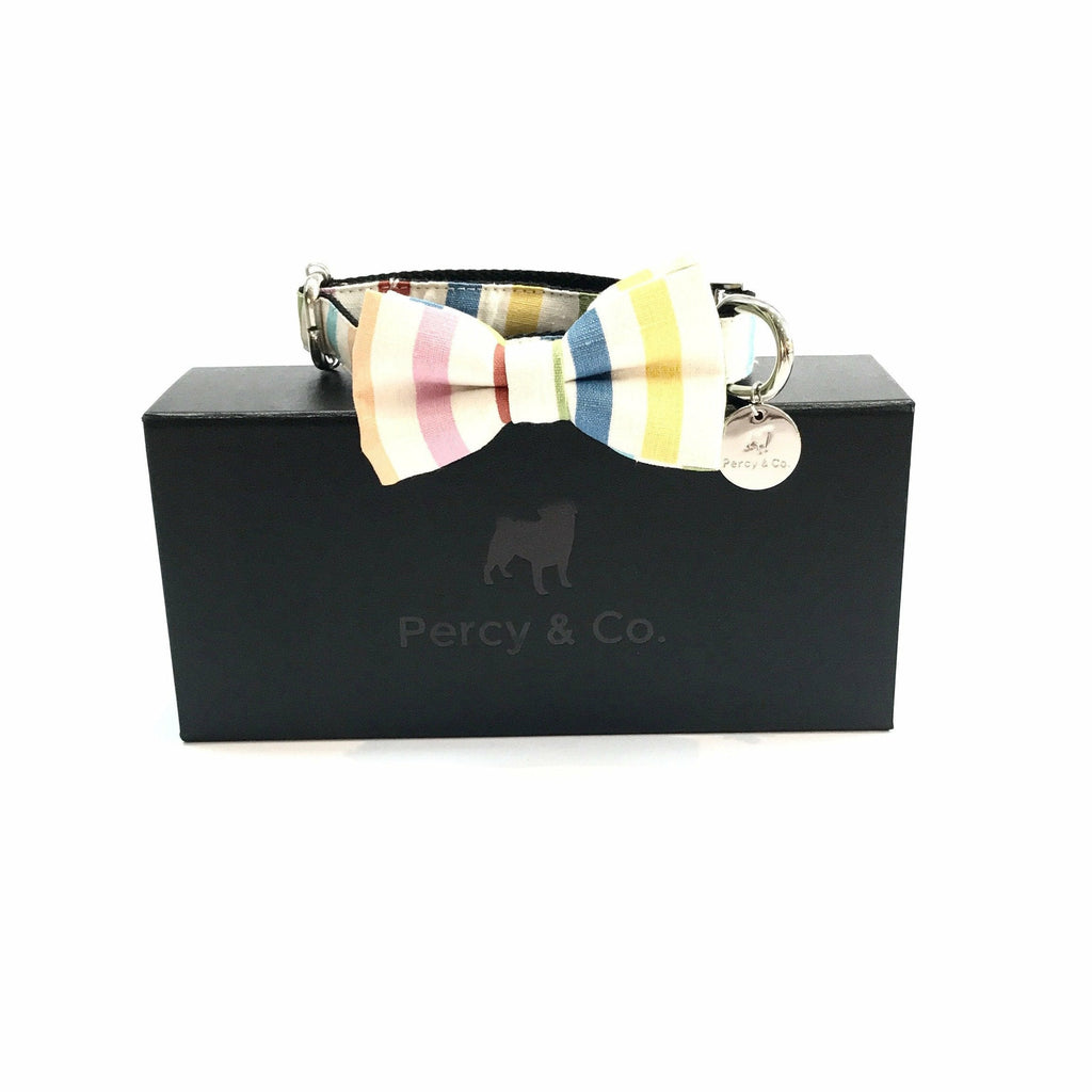 Percy & Co. Dog Collar Bow Tie in The Thurlestone - PurrfectlyYappy