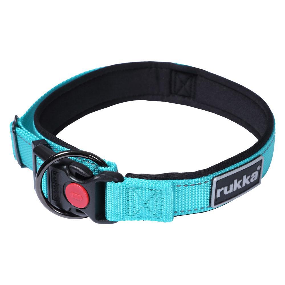 Rukka Solid Padded Dog Collar - Rukka - PurrfectlyYappy 