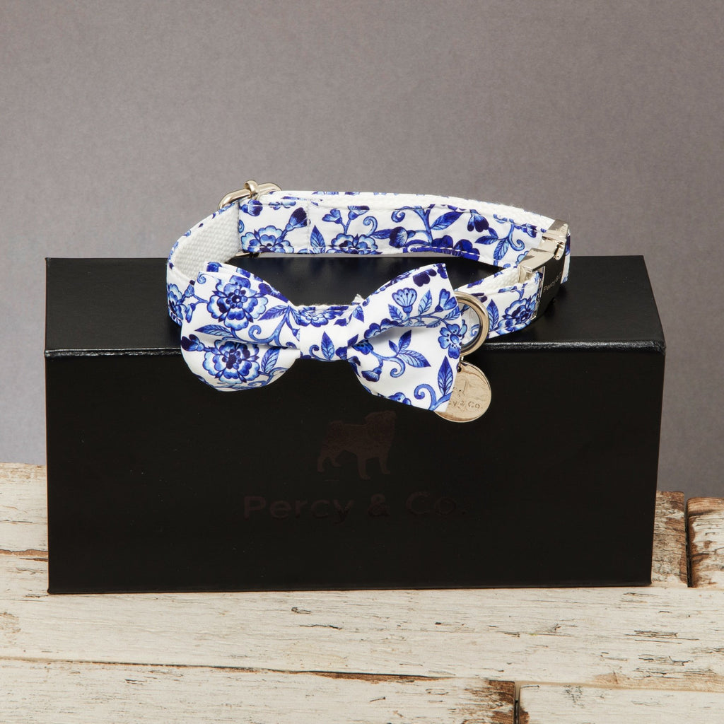 Percy & Co. Dog Collar Bow Tie in The Richmond - PurrfectlyYappy