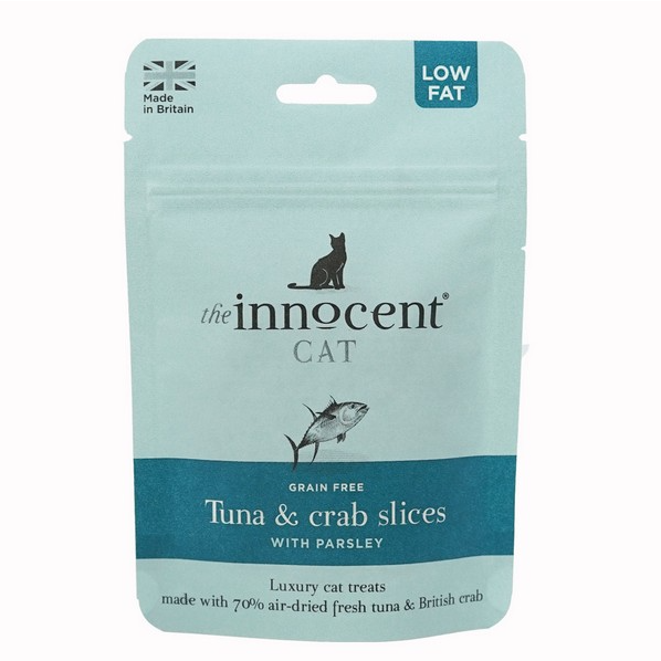 The Innocent Cat Tuna and Crab Slices 70g - The Innocent Hound - PurrfectlyYappy 