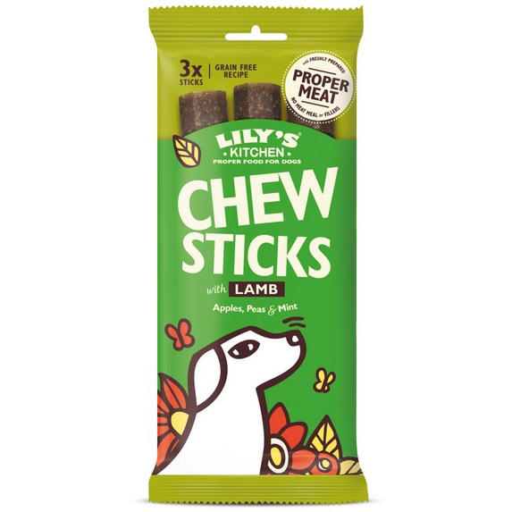 Lilys Kitchen Dog Chew Sticks with Lamb 120g - Lily's Kitchen - PurrfectlyYappy 