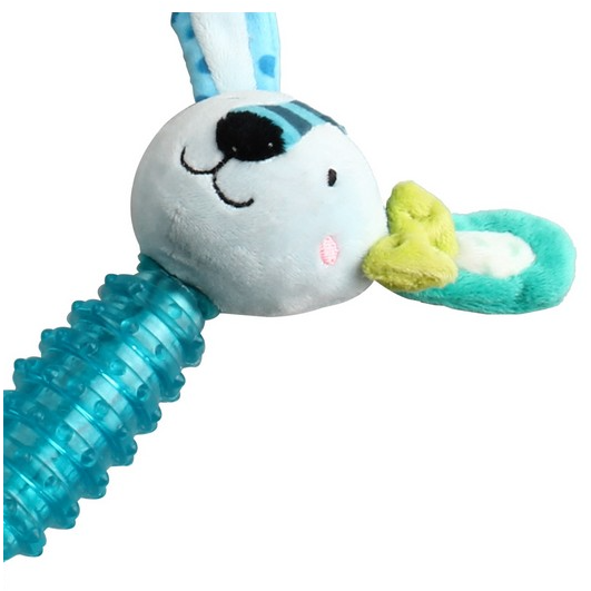 GiGwi Suppa Puppa Squeaker Rabbit For Puppies And Small Dogs Blue - GiGwi - PurrfectlyYappy 