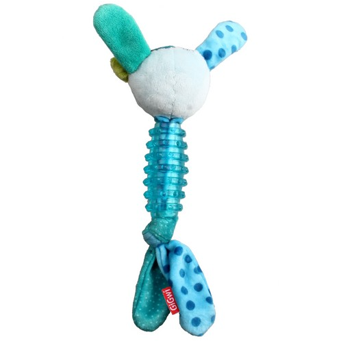 GiGwi Suppa Puppa Squeaker Rabbit For Puppies And Small Dogs Blue - GiGwi - PurrfectlyYappy 