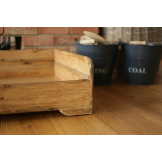 Hunt & Wilson Handmade Rustic Wooden Dog Bed Personalised - PurrfectlyYappy