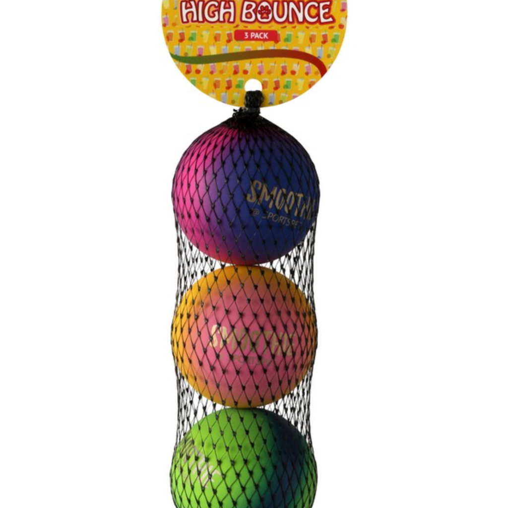 Sportspet High Bounce (60mm) Smoothie 3 Pack - SportsPet - PurrfectlyYappy 