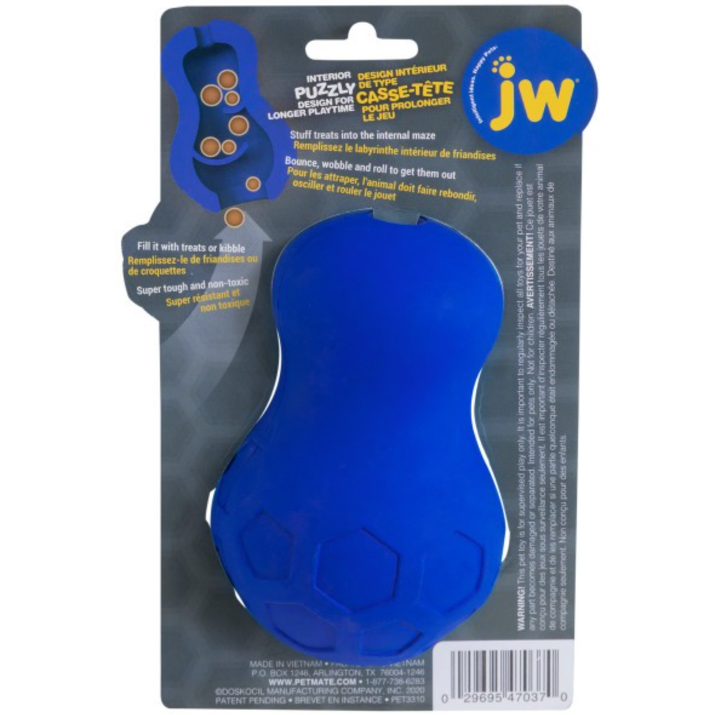 JW Tumble Teez Toy Large Blue - JW Pets - PurrfectlyYappy 