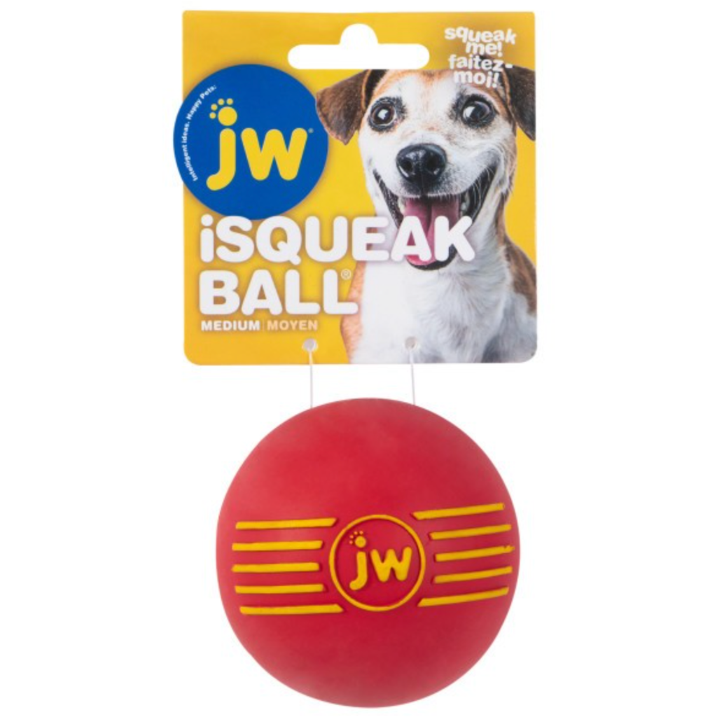 JW iSqueak Ball Medium - JW Pets - PurrfectlyYappy 