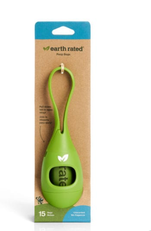 Earth Rated Leash Dispenser with Bags 1x15 Unscented - Earth Rated - PurrfectlyYappy 