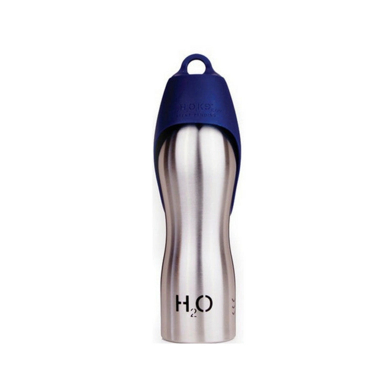 H2O4K9 25oz Stainless Steel Dog Bottle in Blue - PurrfectlyYappy