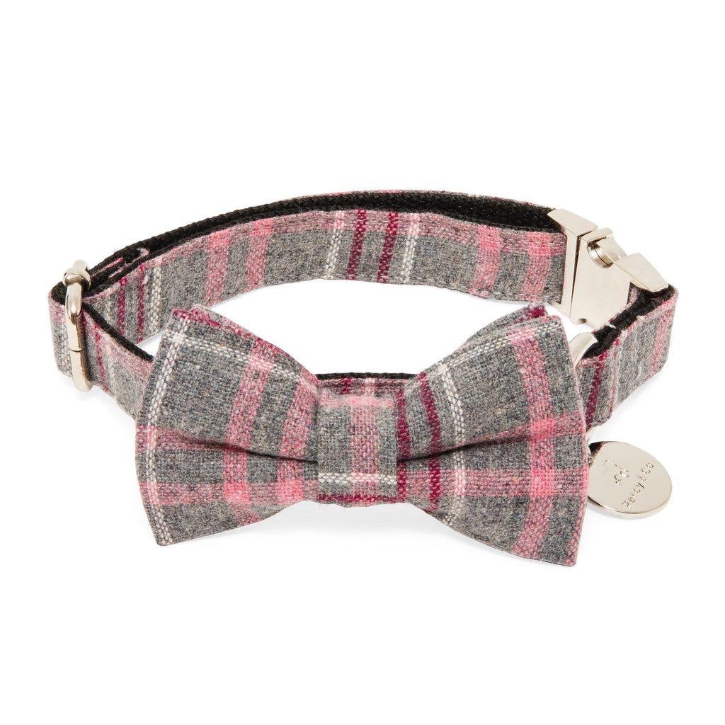 Percy & Co. Bow Tie Collar & Lead Set in The Winchester - PurrfectlyYappy
